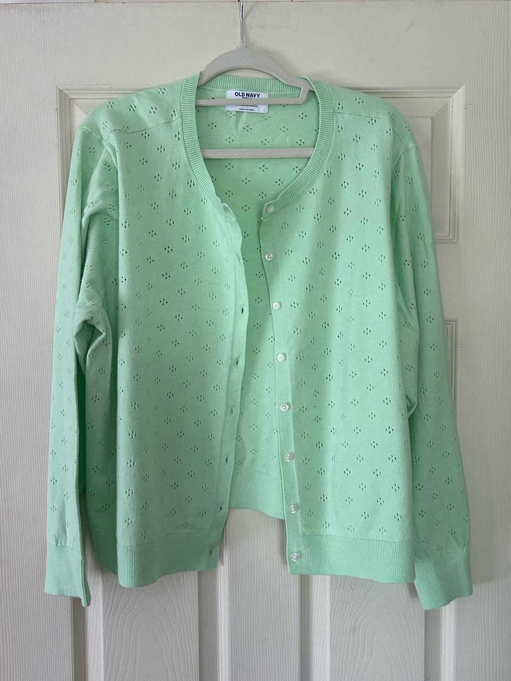 New Old Navy green cardigan 3X